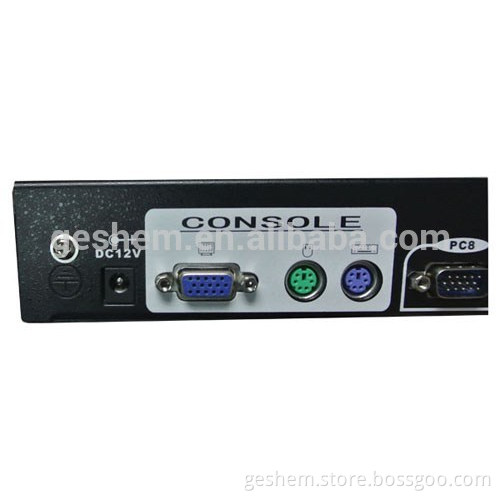 15'' TFT LCD KVM Switch with PS2 an USB cable